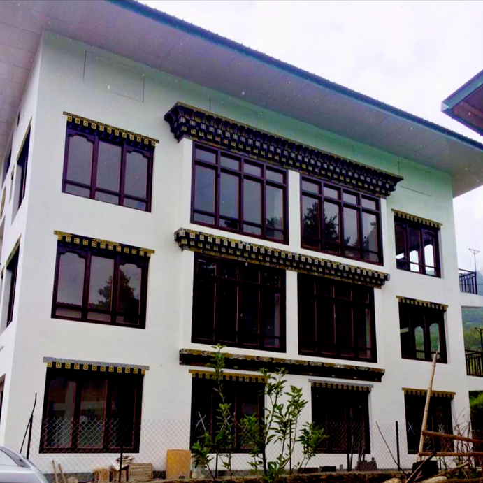 G+2+Attic building in Paro at Lamgong